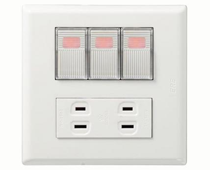 三開關雙插座