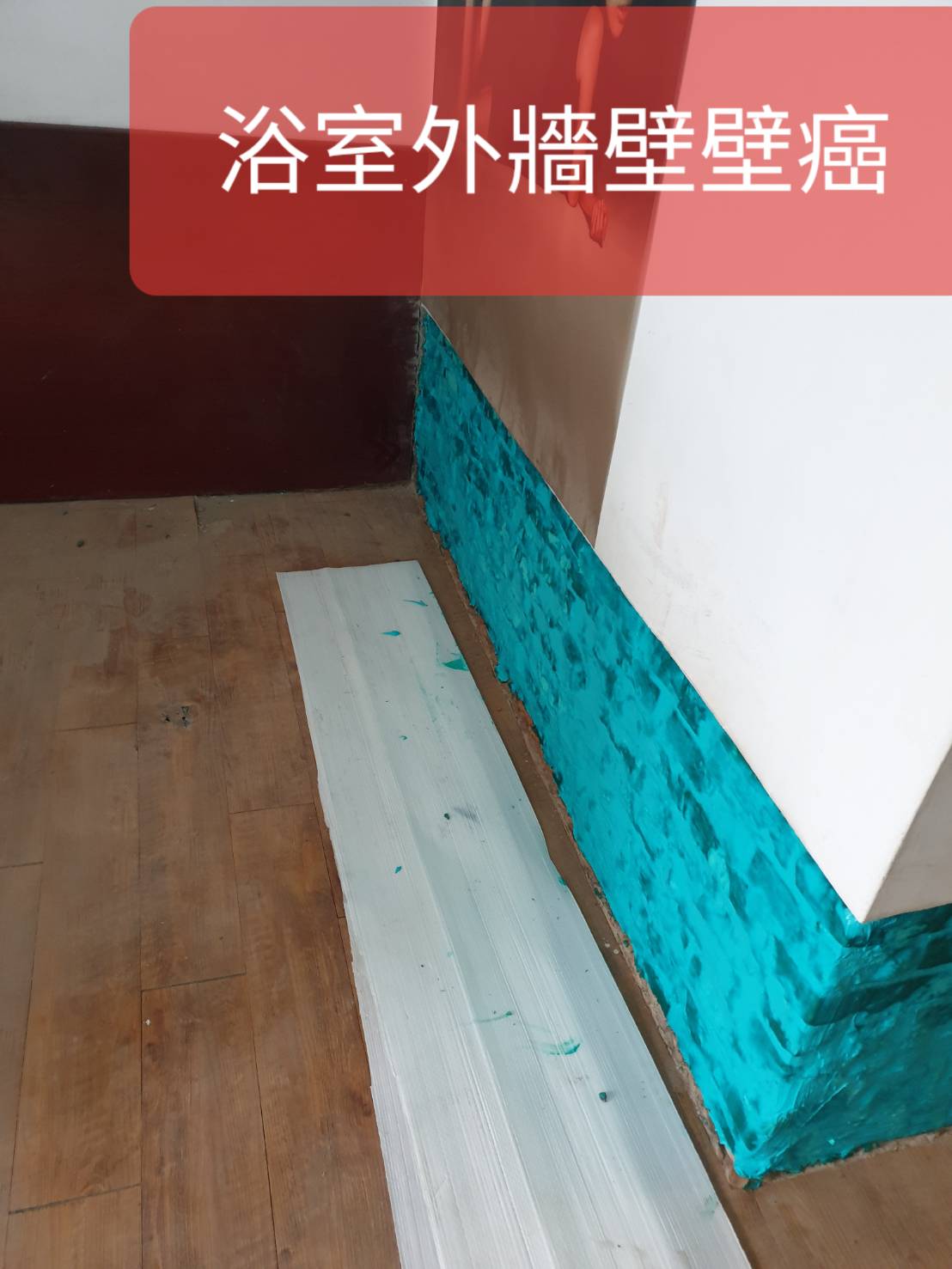 浴室外牆壁癌3---祥輝修繕