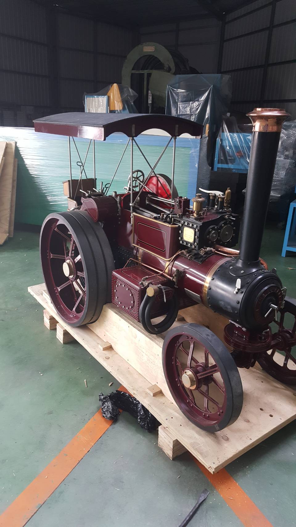 吊車起重吊掛-懷舊火車頭卸櫃堆高機搬運工程&nbsp;