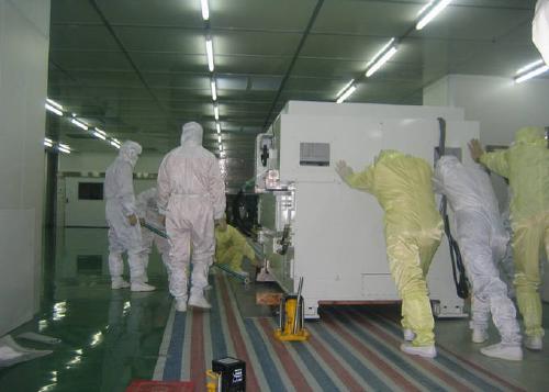 無塵室精密機械搬運-SMT設備安裝