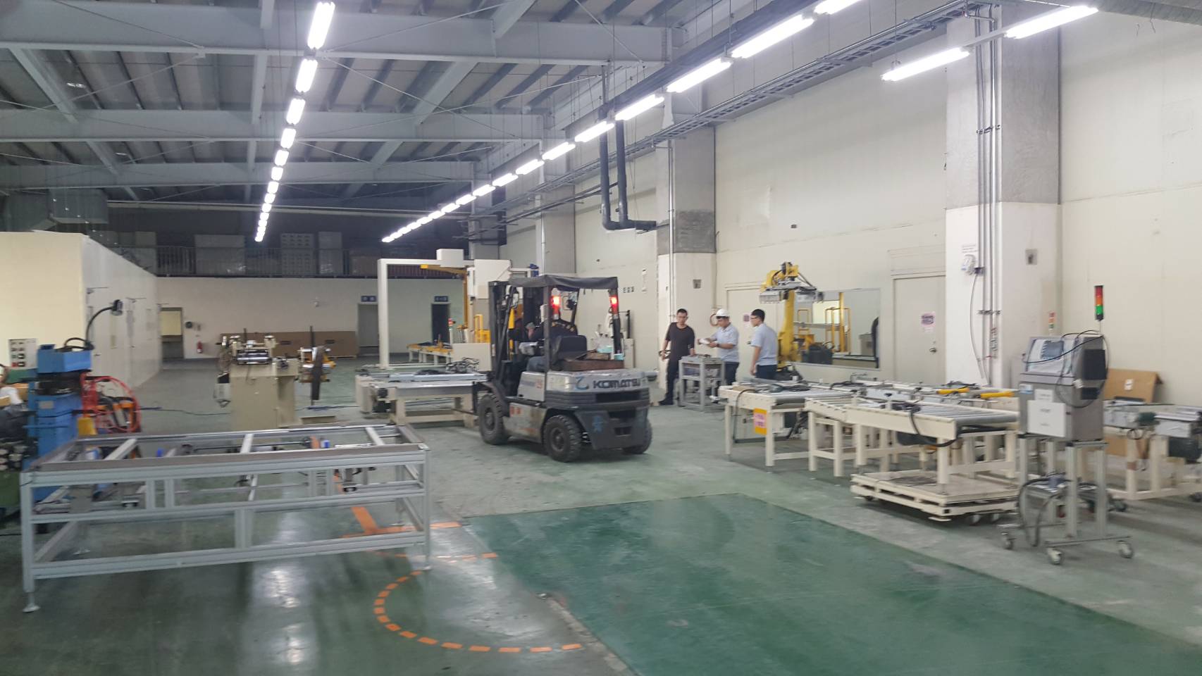 堆高機搬運-整套打包線搬運組立工程&nbsp;