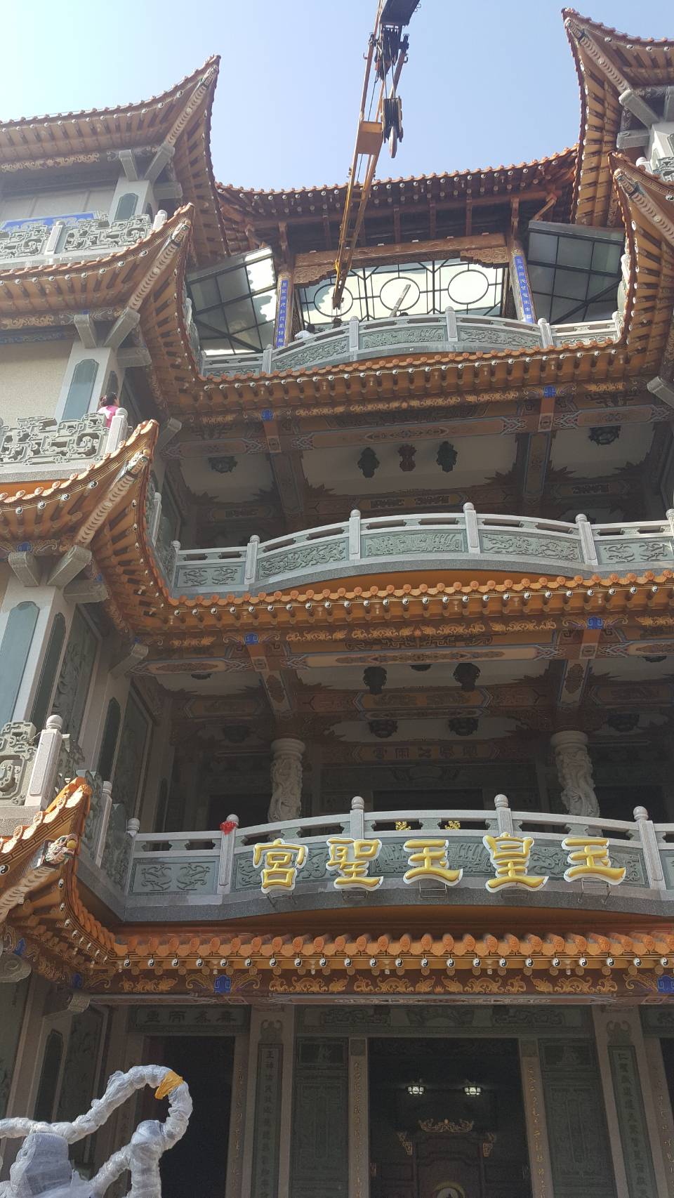 吊車起重吊掛-高難度神像吊掛安座工程&nbsp;