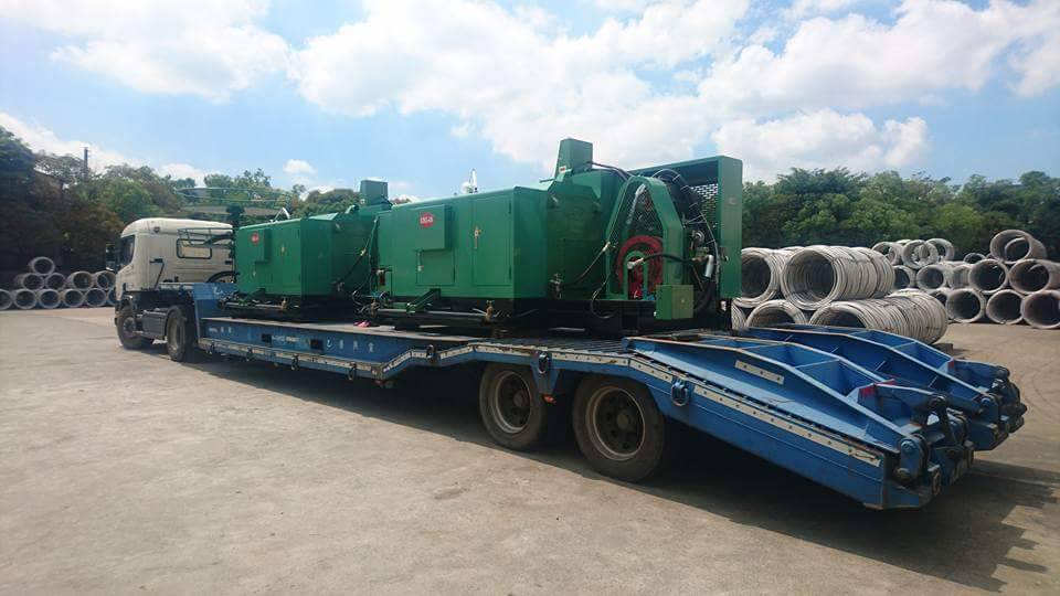 拖板車運送-螺絲成型機載運&nbsp;