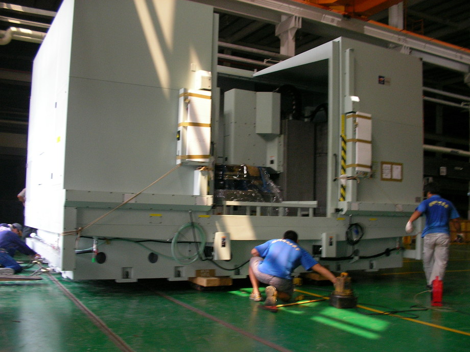 堆高機搬運-40T機械移位上底板車