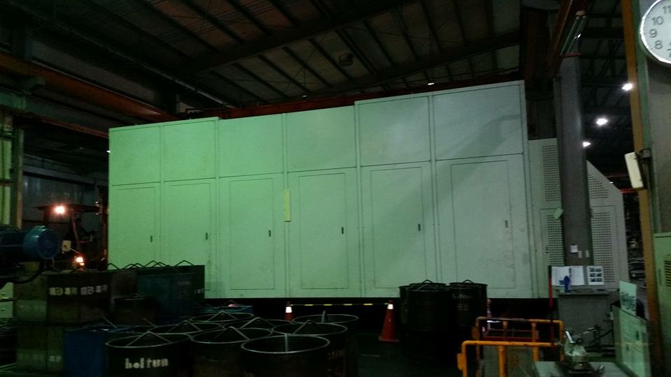 吊車起重機搬運加堆高機搬運-153噸機械搬運工程