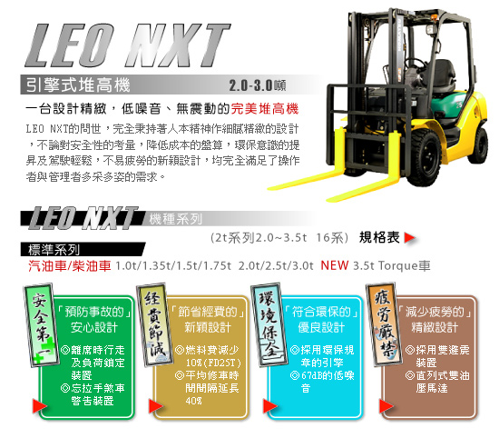 2.0～3.0噸堆高機