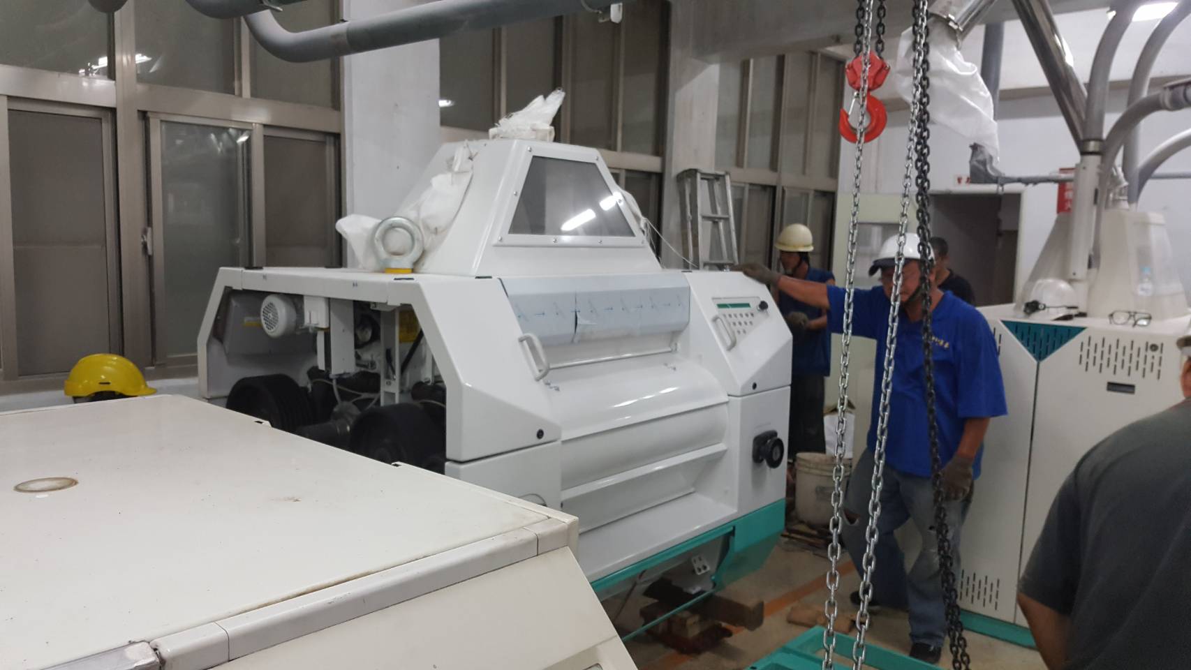 吊車起重吊掛-麵粉機械吊掛工程&nbsp;