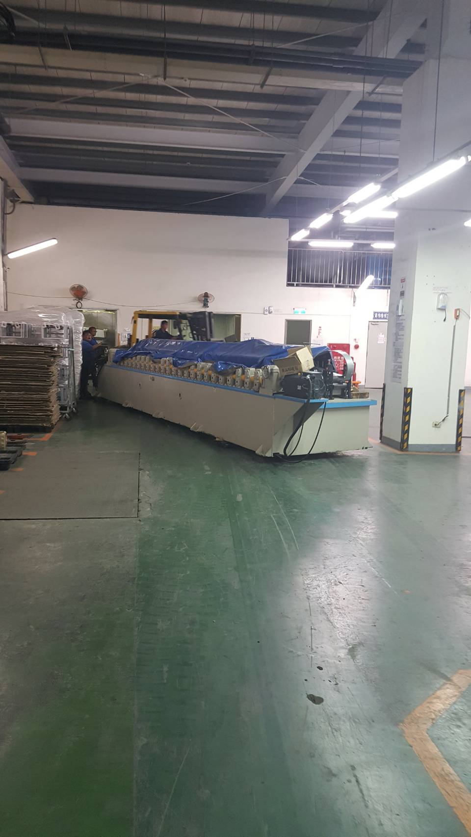 堆高機搬運-整套打包線搬運組立工程&nbsp;