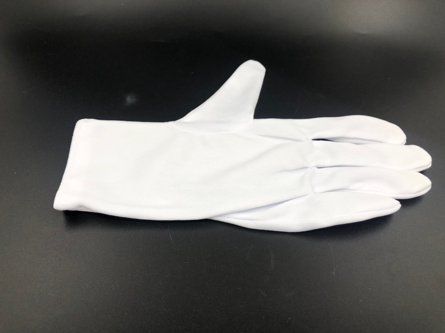 電子高彈作業手套-白色