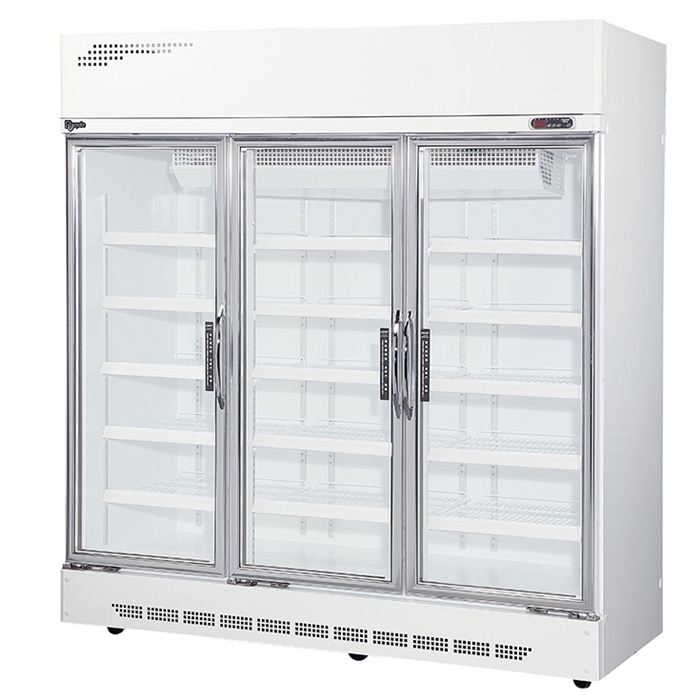 三門玻璃展示櫃冰箱