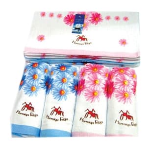 秋菊花剪絨毛巾