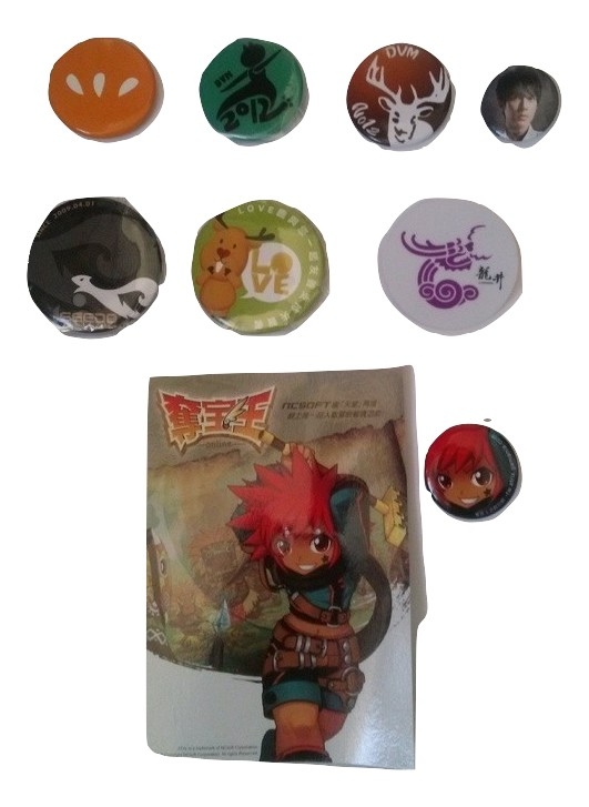 候選人創意胸針