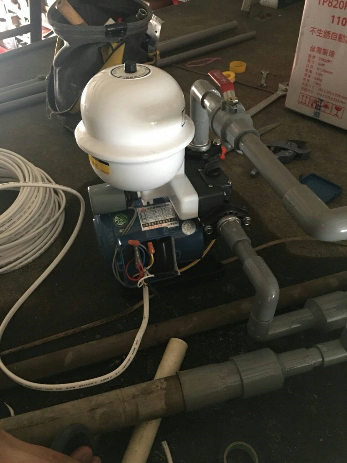 屏東晉祿不鏽鋼水塔-加壓機安裝