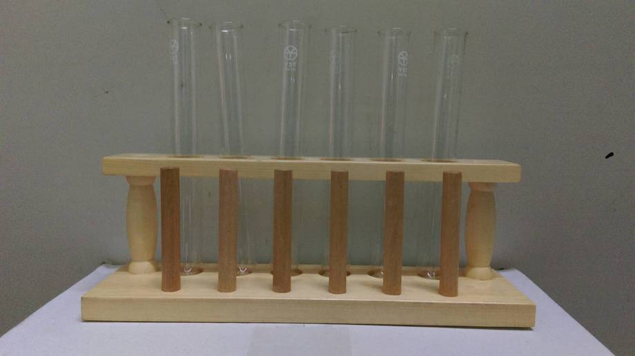 木製試管架