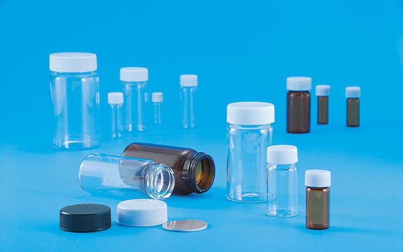 NEG日製白蓋樣本瓶