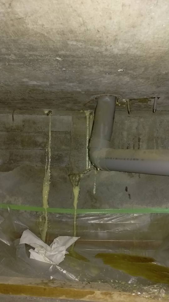 永康中華路東方荷蘭大樓抓漏