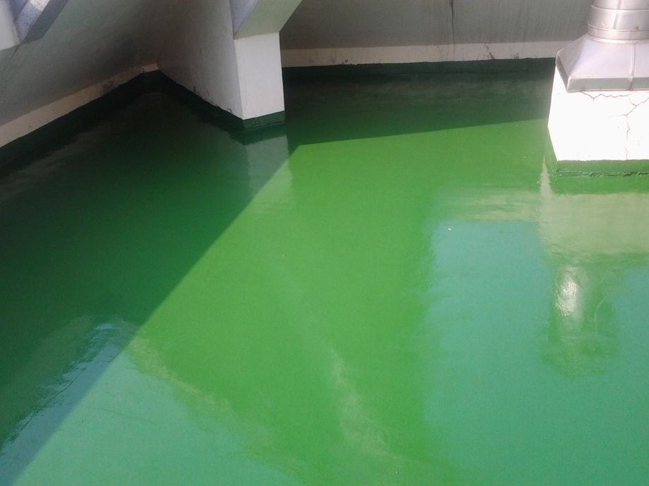 屋頂PU防水-PU完成面3