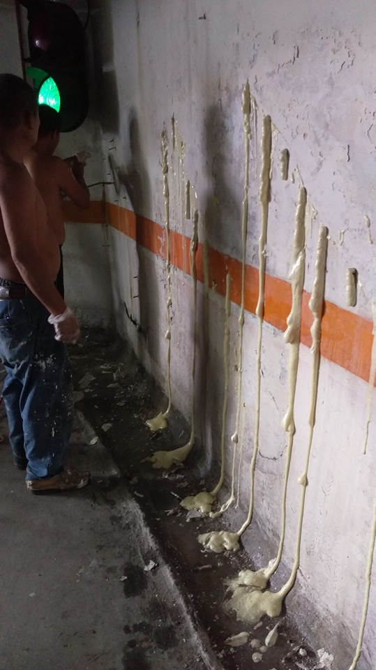 永康東方荷蘭大樓地下室高壓灌注抓漏