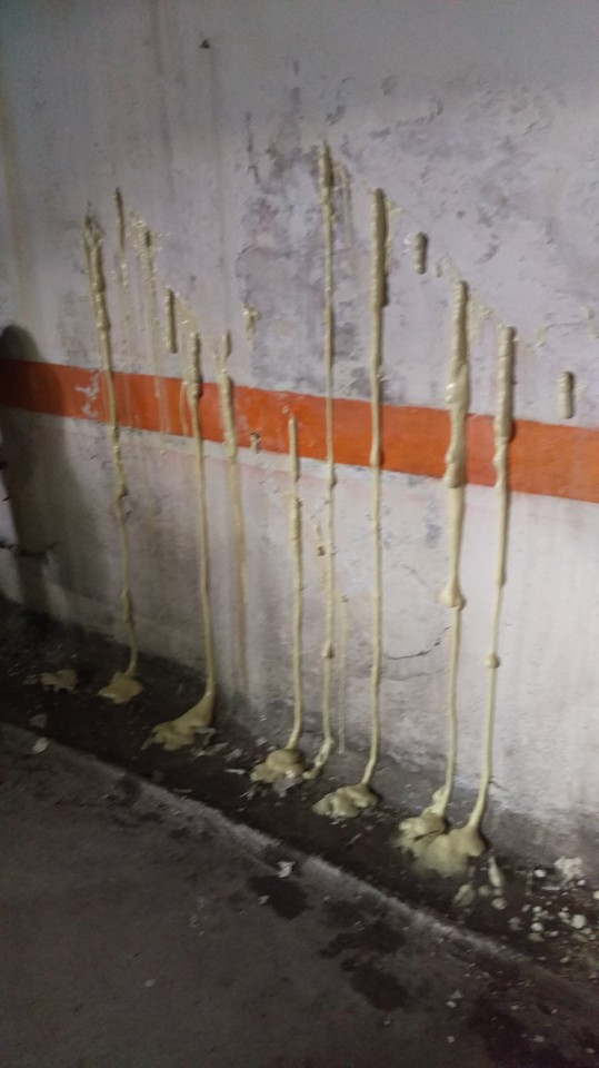 永康東方荷蘭大樓地下室高壓灌注抓漏