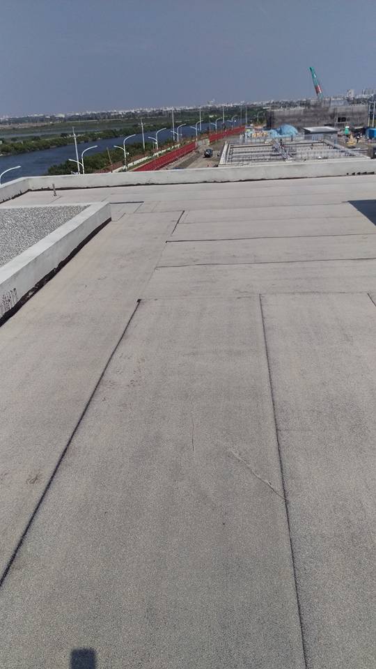 郡安路七段污水下水道BOT主建物屋頂防水工程