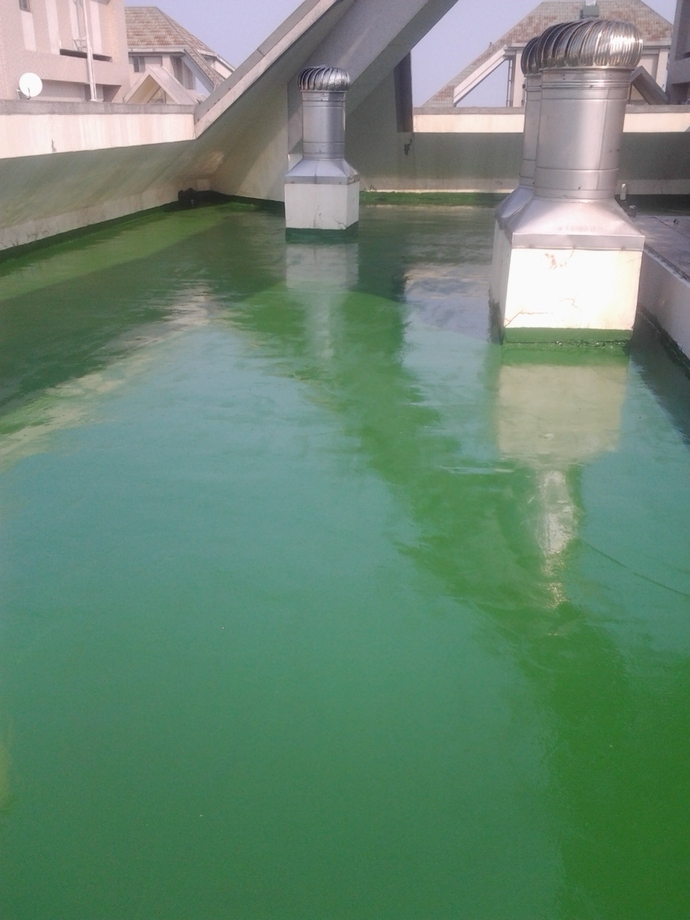 屋頂PU防水-PU完成面6