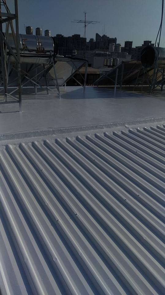 永康中華路２１４巷屋頂防水+鐵皮隔熱