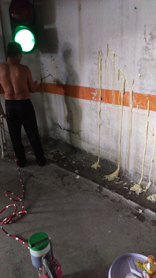 永康東方荷蘭大樓地下室高壓灌注抓漏