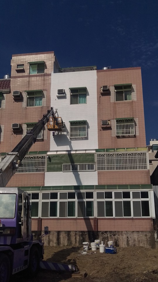 永康大同街後外牆防水