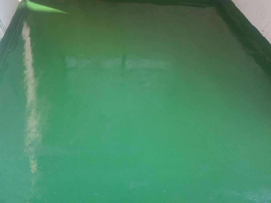 屋頂PU防水-PU完成面1