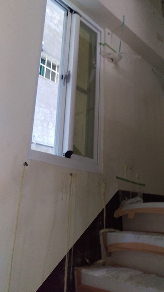 高雄後昌路六樓透天從一樓到六樓窗戶樓梯間抓漏