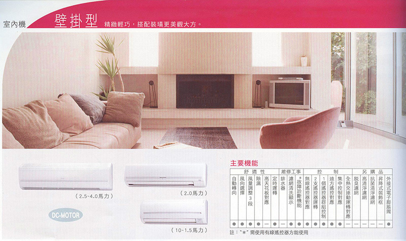室內機-壁掛型