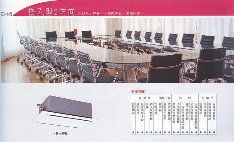 室內機-嵌入型
