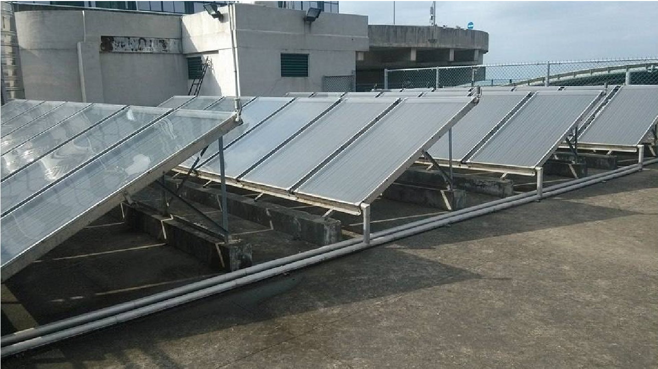 森林太陽能熱水器-八里焚化爐游泳池
