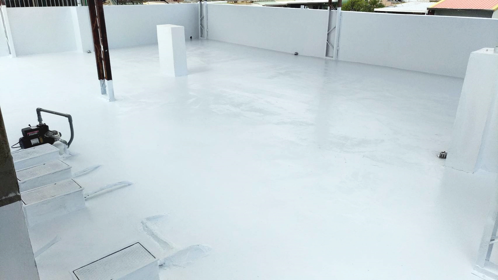 頂樓隔熱防水油漆地板工程