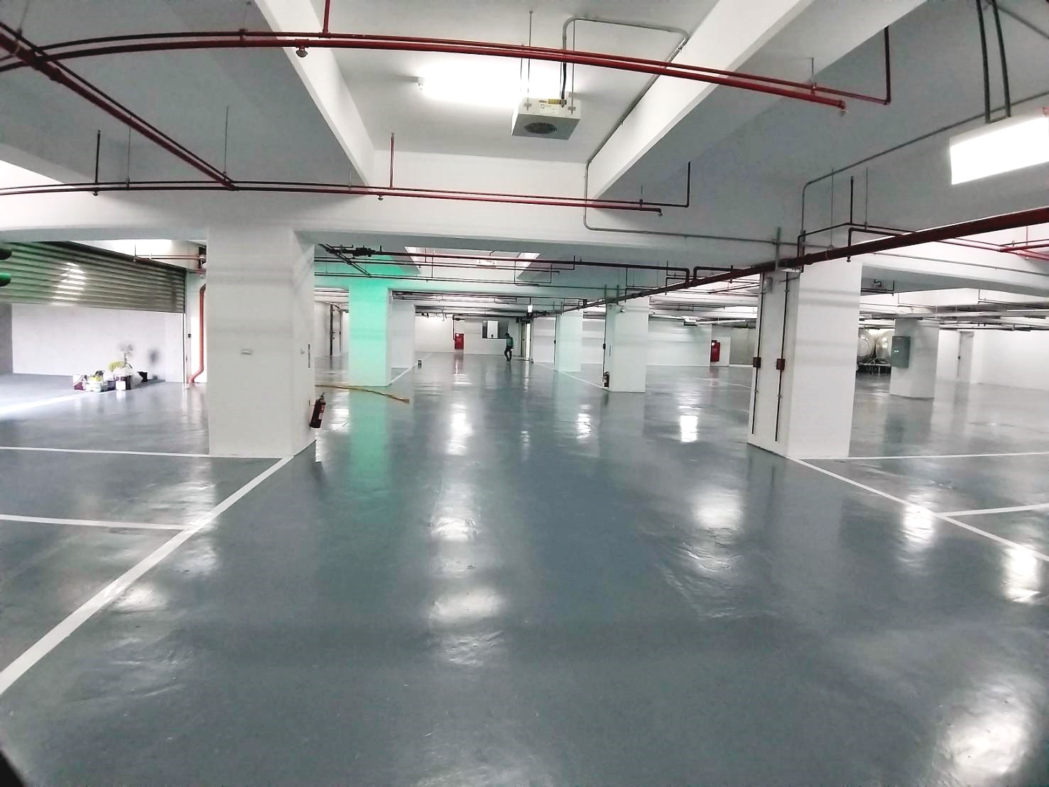 地板地床上漆工程及規劃汽機車停車格