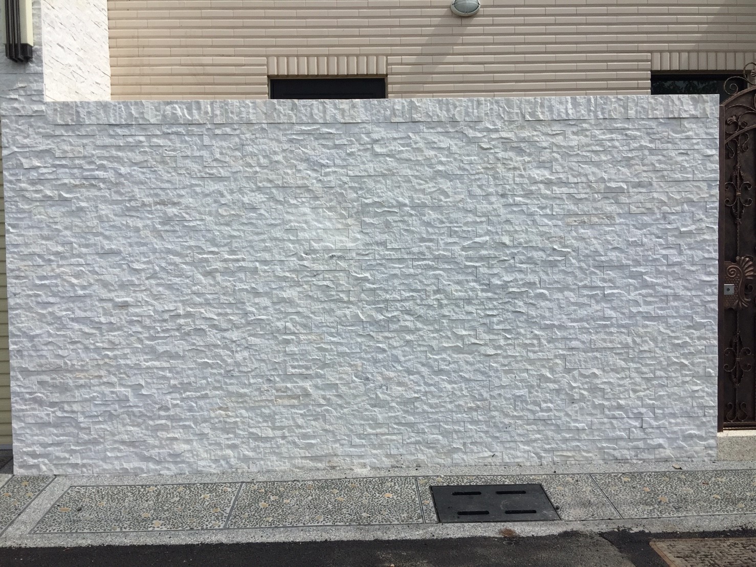 自然面銀狐白6x15