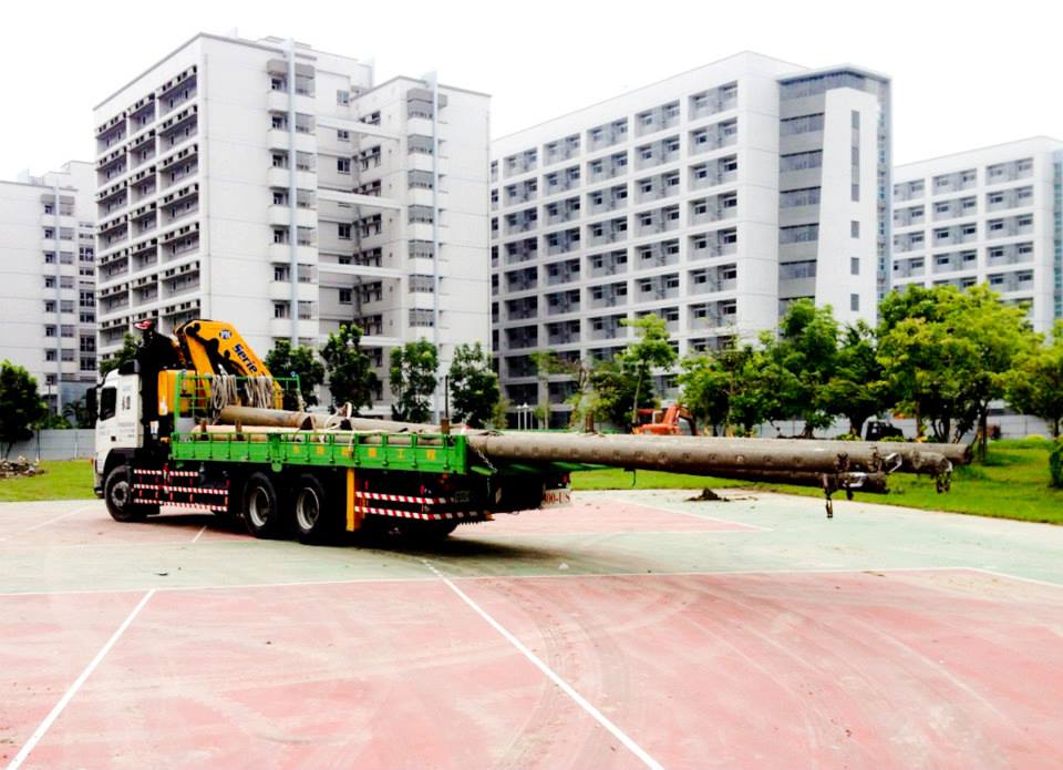 現場作業-嘉南藥理科技大學-興建體育館工程