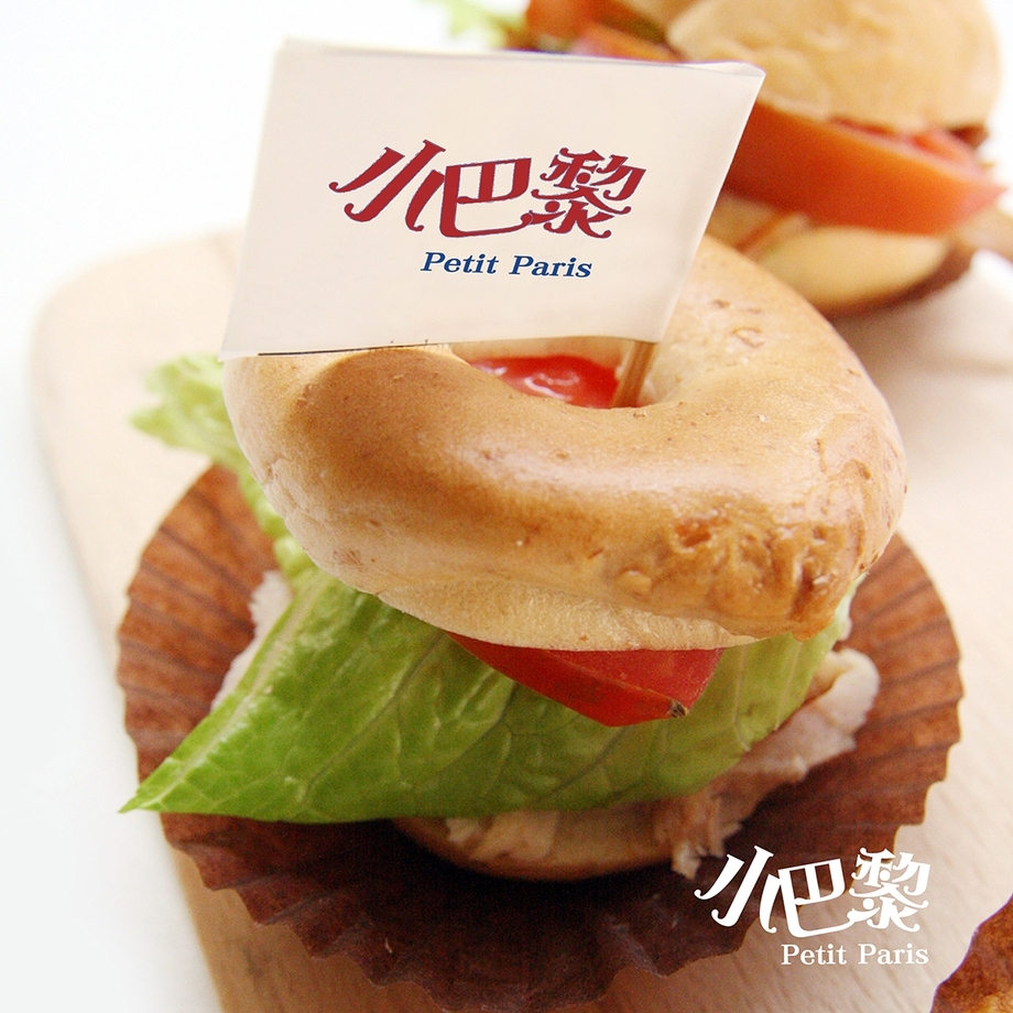 起司火腿貝果三明治