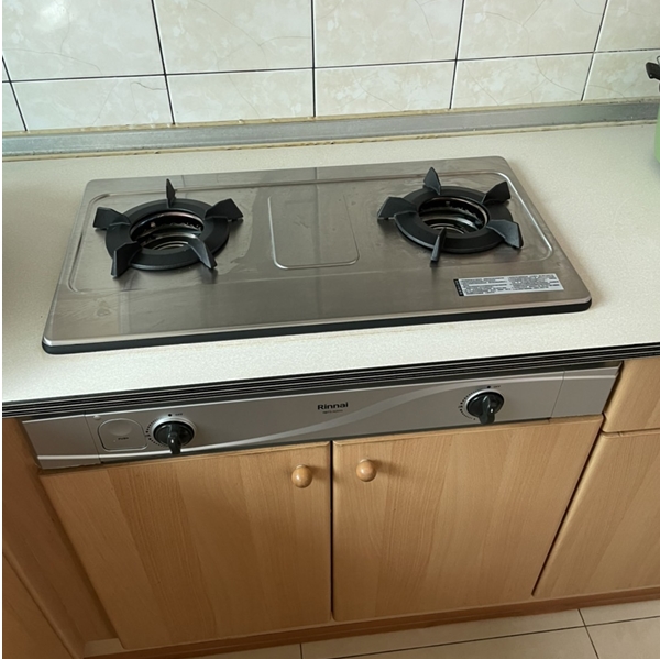 林內不銹鋼天板(RBTS-N201S)崁入式不銹鋼雙口爐