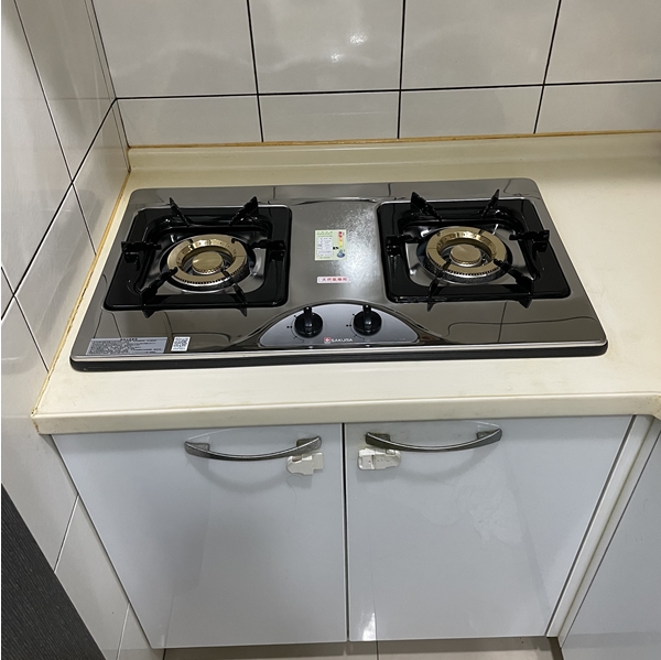 櫻花G252K檯面不銹鋼二口爐