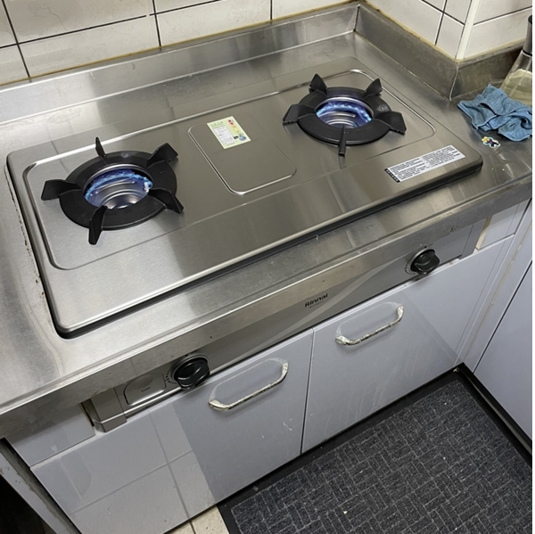 林內RBTS-N201S嵌入式內焰不銹鋼雙口爐