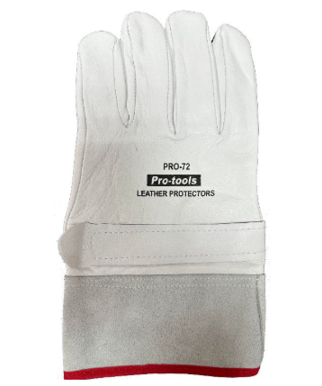 低壓手套專用-保護皮手套(絕緣手套外層用)-長25公分