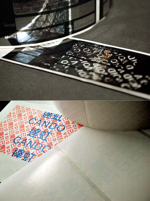 防偽、防拆封標籤