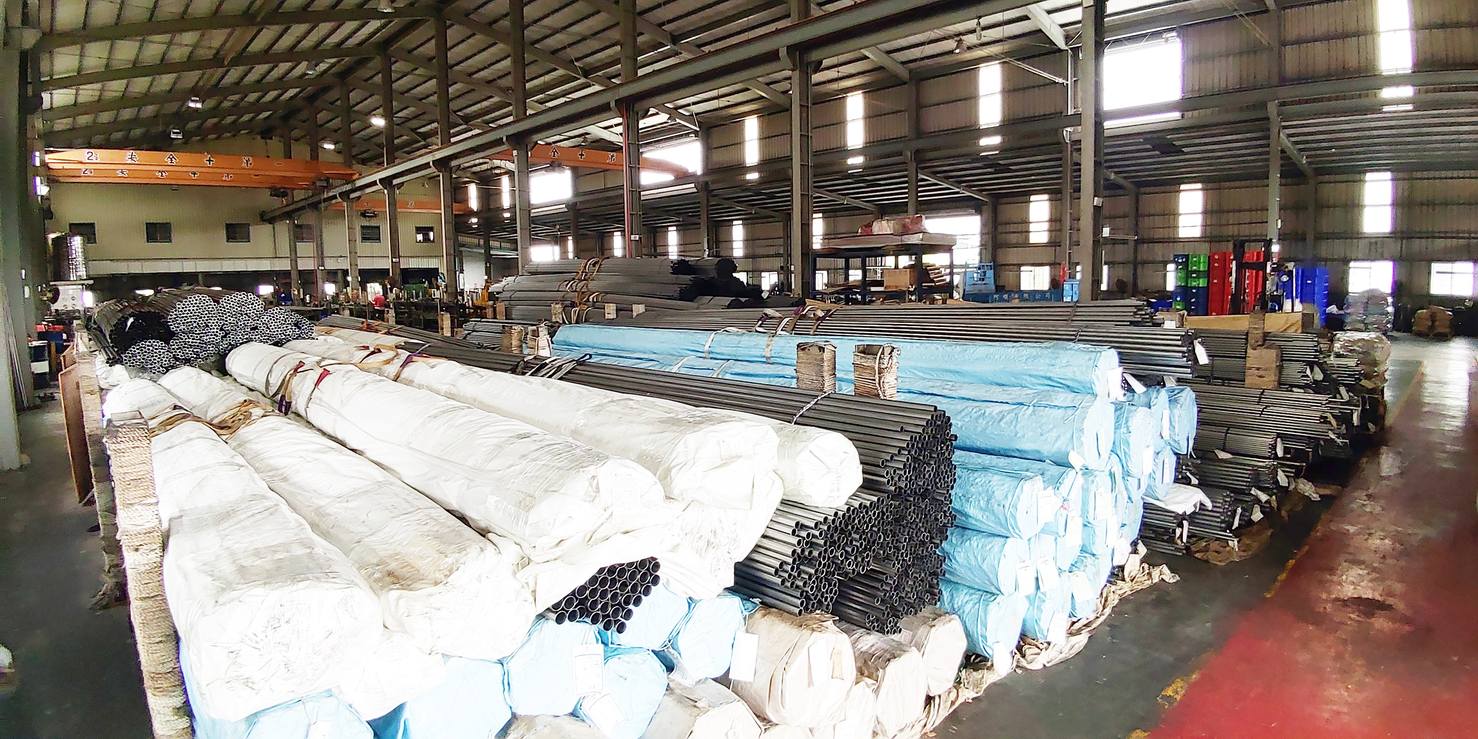 長管素材置放區