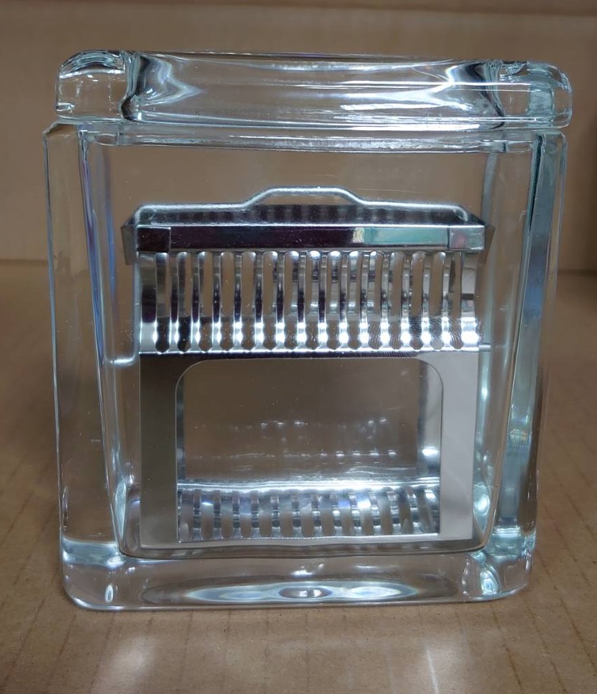 玻璃染色壺／展開槽(無溝搭配鐵架)