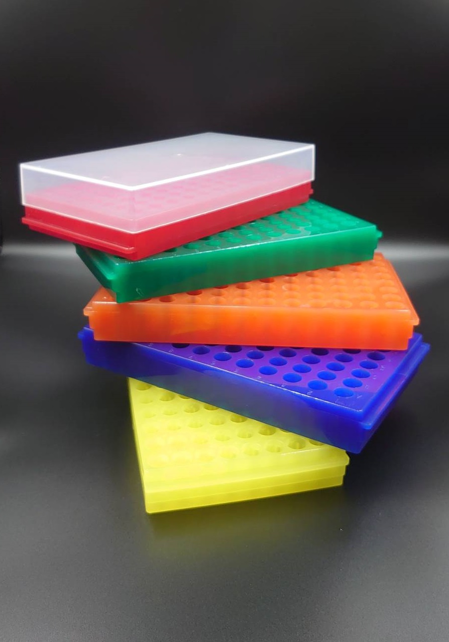 96孔雙面/兩用離心管架(附透明上蓋)