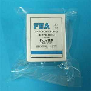 單磨砂載玻片