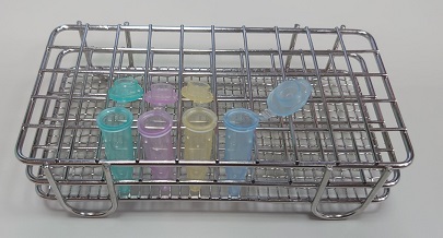 金屬材質離心管架(適用1.5ml離心管)