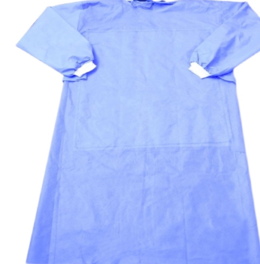 非醫療級拋棄式微防水防護衣(袖口接布+後綁式固定)