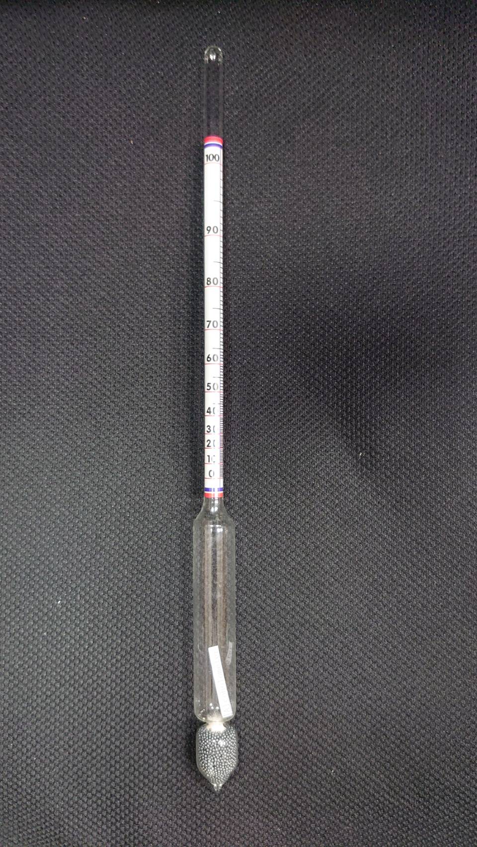 酒精濃度計0~100%(消毒用酒精/白酒/蒸餾酒專用)